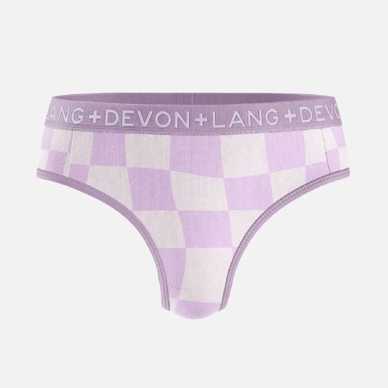 Bria 2.0 Thong - Pink Check