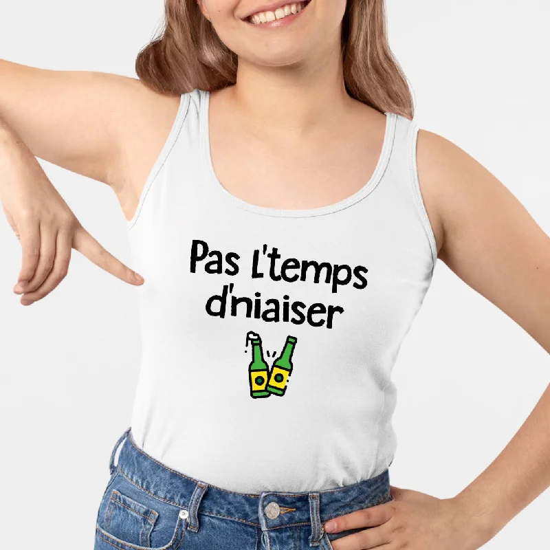 Débardeur Femme Pas l'temps d'niaiser