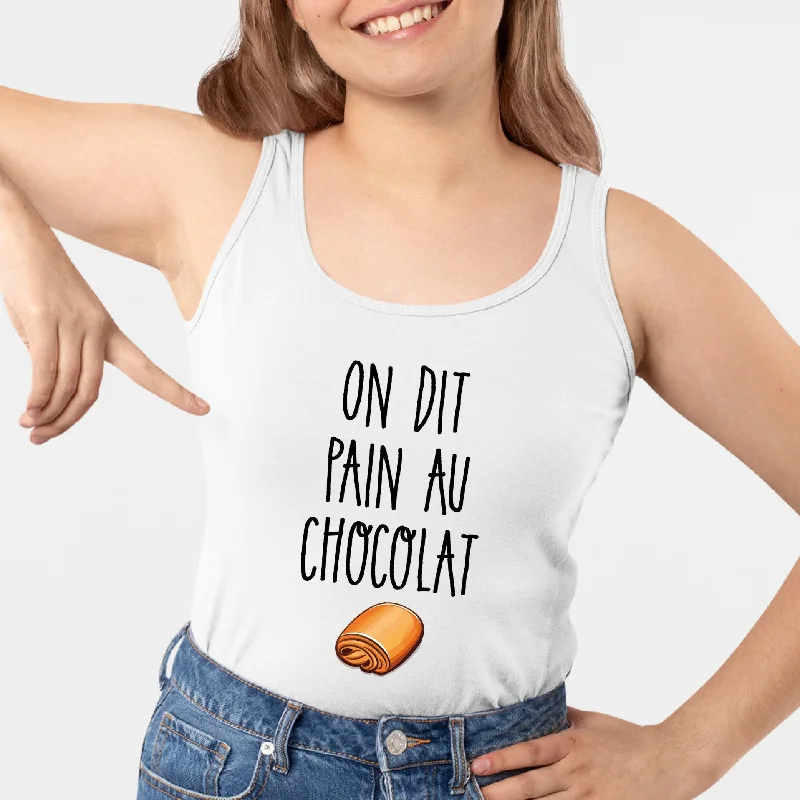 Débardeur Femme On dit pain au chocolat