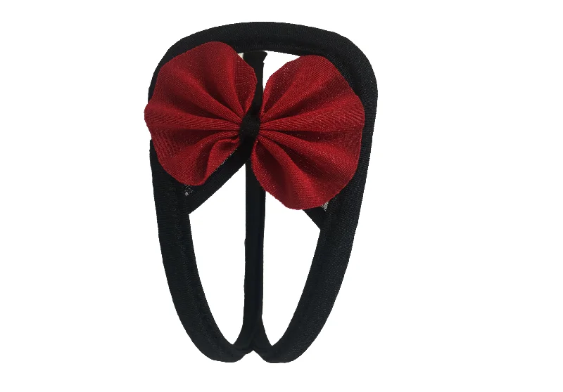 Black/Burgandy