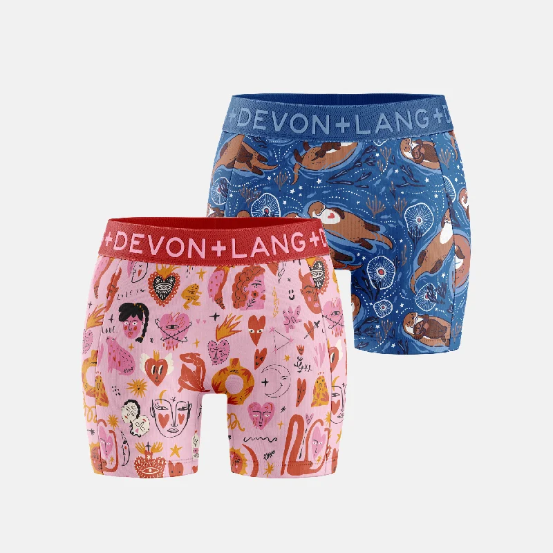 Bria Boxer Brief - Multi-Packs - Admirer/Otters