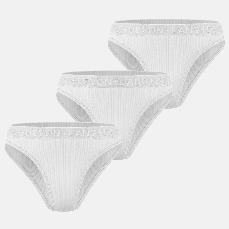 Katrina French Bikini - Multi-Packs - Glacier White