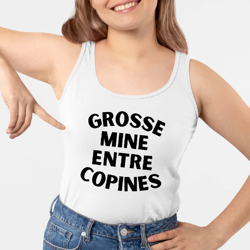Débardeur Femme Grosse mine entre copines
