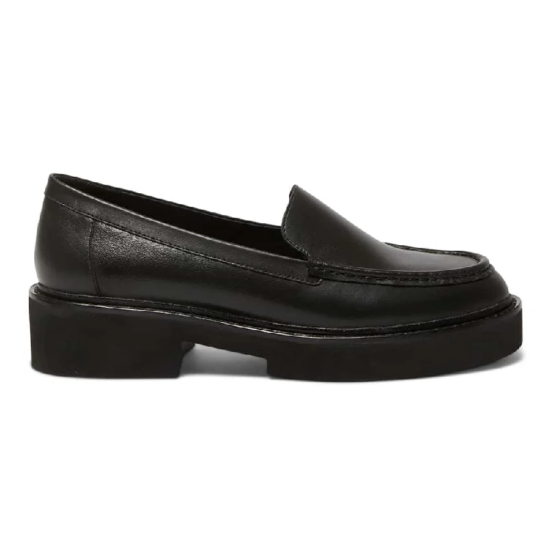 Abbott Loafer in Black Leather