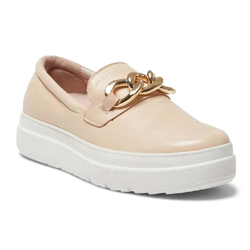 Bates Sneaker in Blush Leather