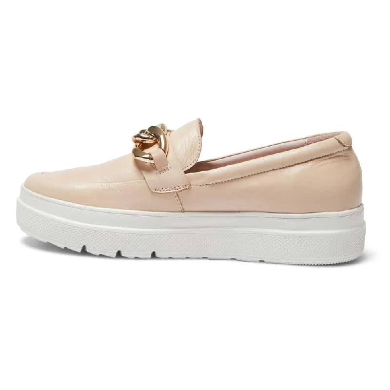 Bates Sneaker in Blush Leather