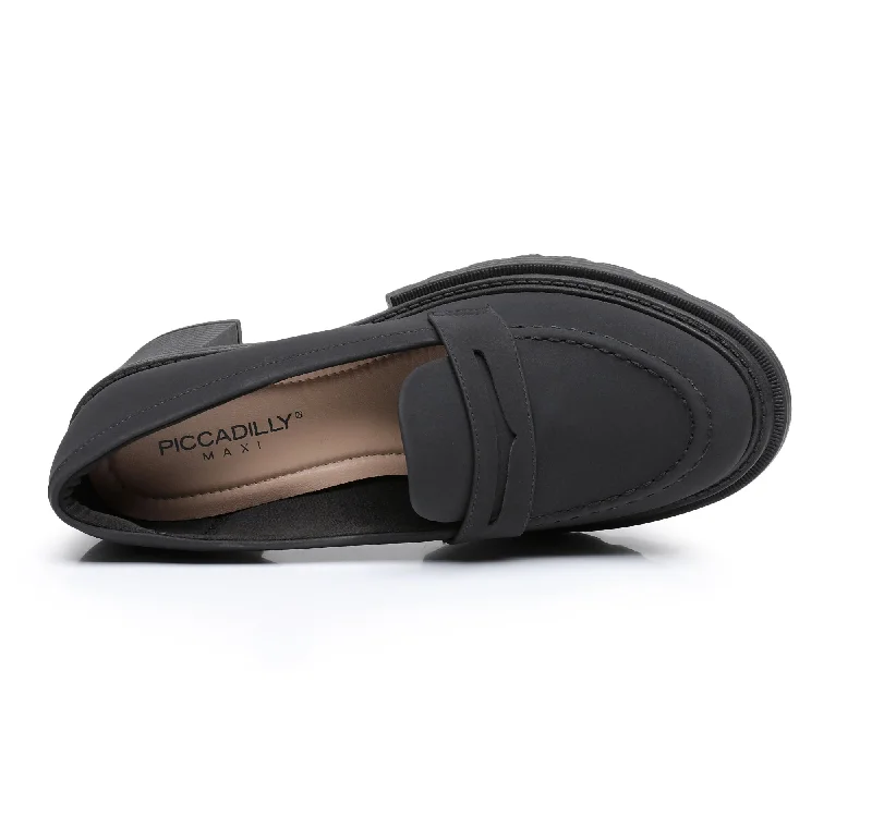 Serene Heeled Moccasins - Black (753.001)