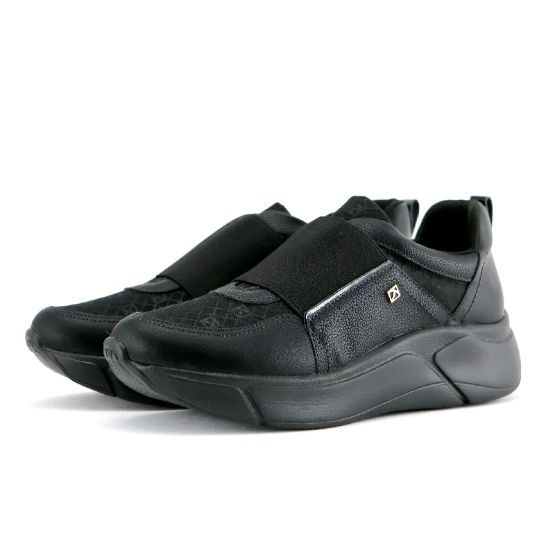 City Elastic Slip-On Kicks -Black (986.001)