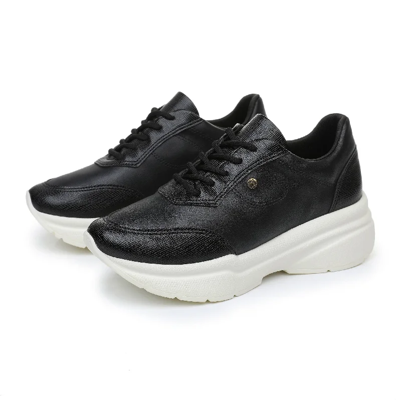 Urban Mod Must-Have: Lace-Up Sneakers - Black & White (781.002)