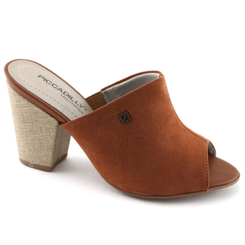 Brown Heel Sandal (578.001)