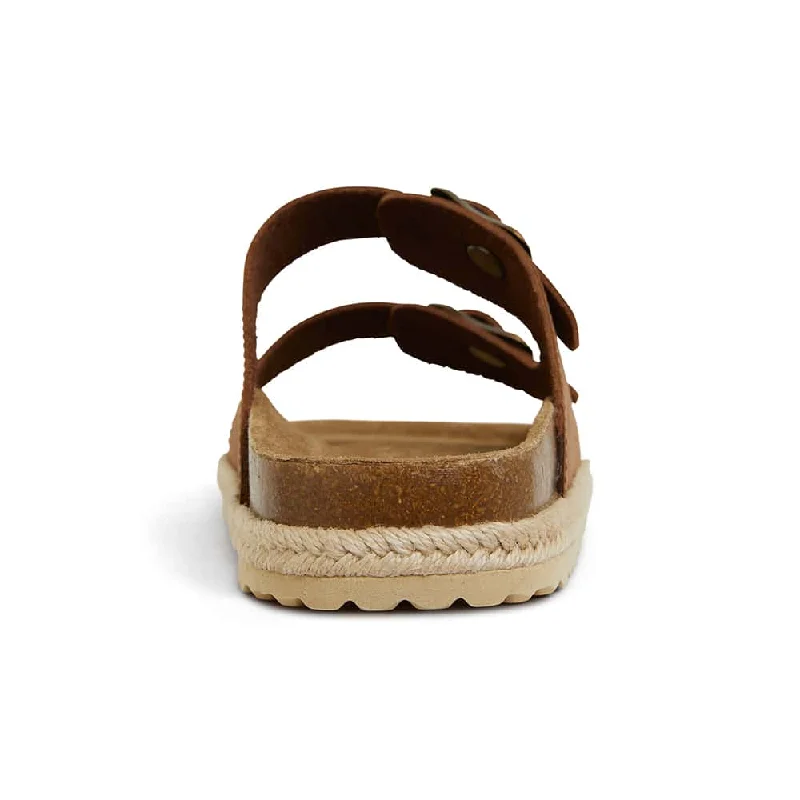 Crete Slide in Brown Nubuck