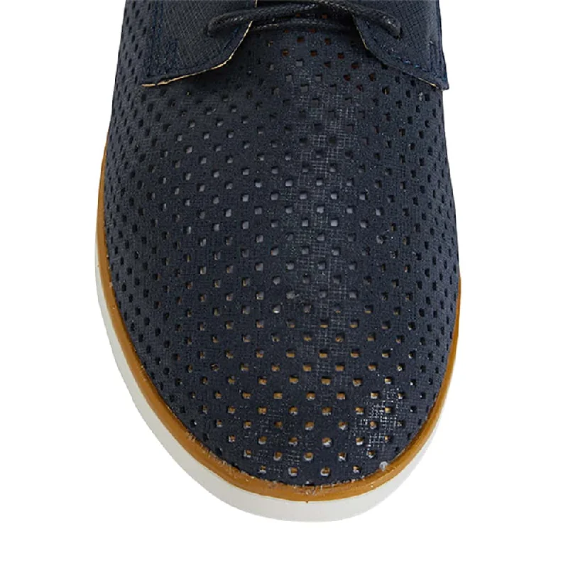 Deed Sneaker in Navy Leather