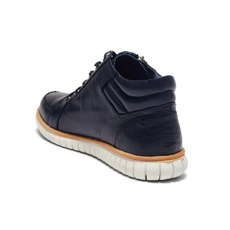 Fable Boot in Navy Leather