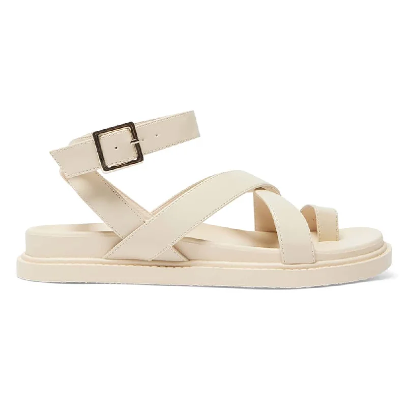 Faith Sandal in Nude Smooth