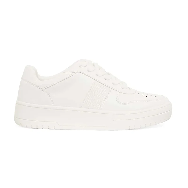 Frantic Sneaker in White Smooth