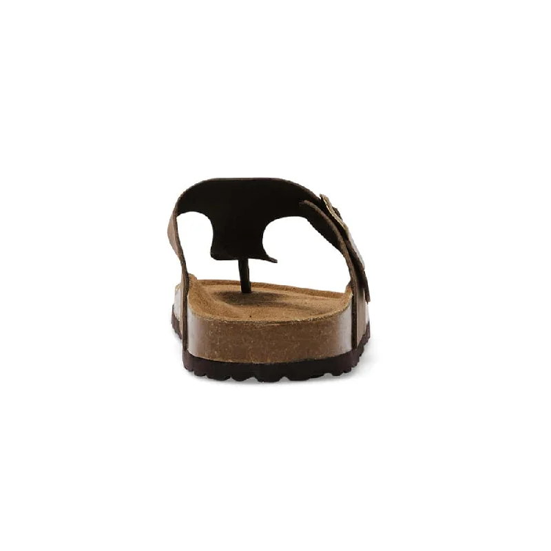 Fresno Sandal in Brown Nubuck