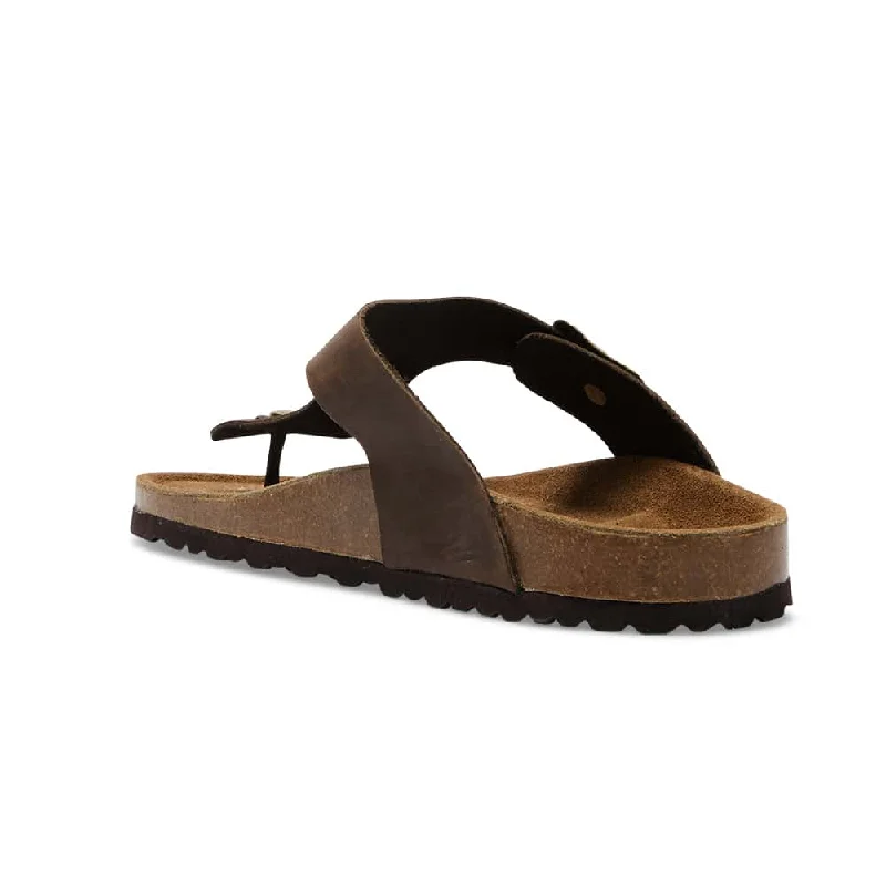 Fresno Sandal in Brown Nubuck