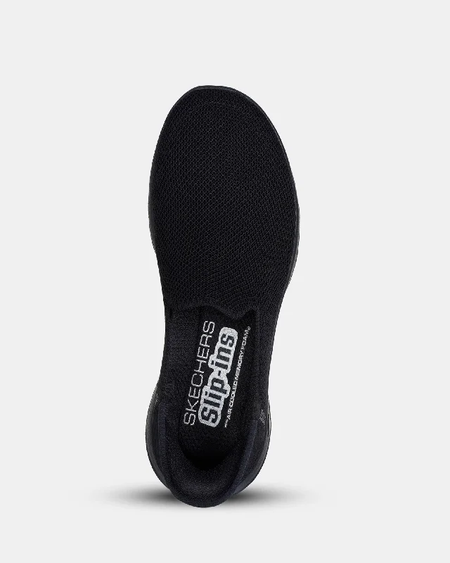 Go Walk Joy Slip In Black/Black