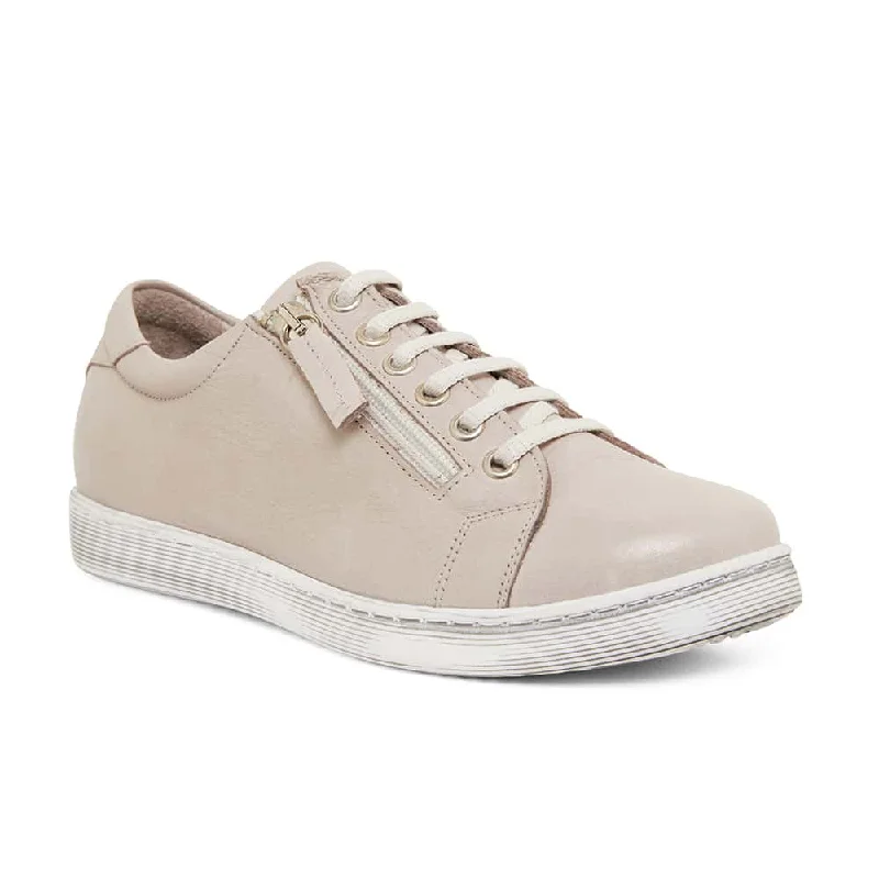 Grand Sneaker in Light Grey Leather