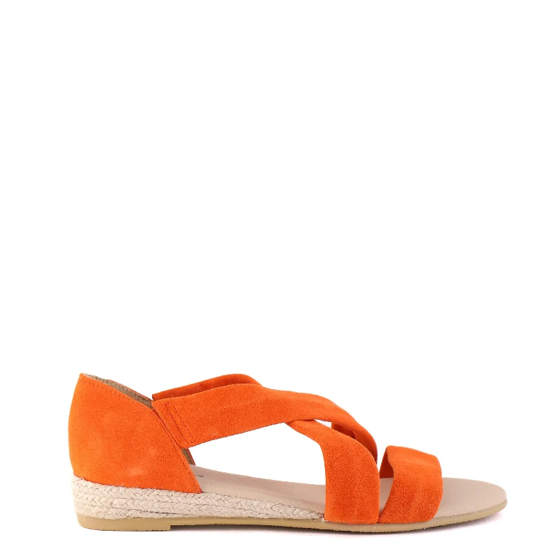 HOLLIE Burnt Orange Suede