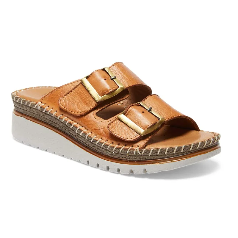 Hutch Sandal in Tan Leather