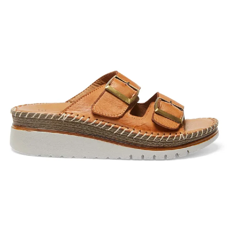 Hutch Sandal in Tan Leather