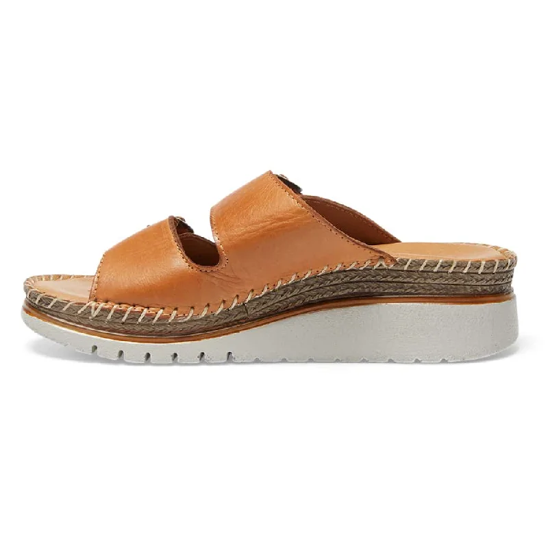 Hutch Sandal in Tan Leather