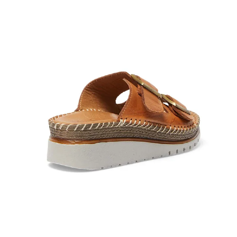 Hutch Sandal in Tan Leather