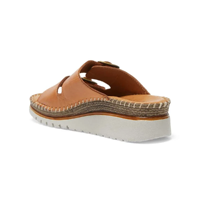 Hutch Sandal in Tan Leather