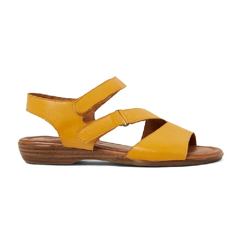 Kenya Sandal in Mustard Leather