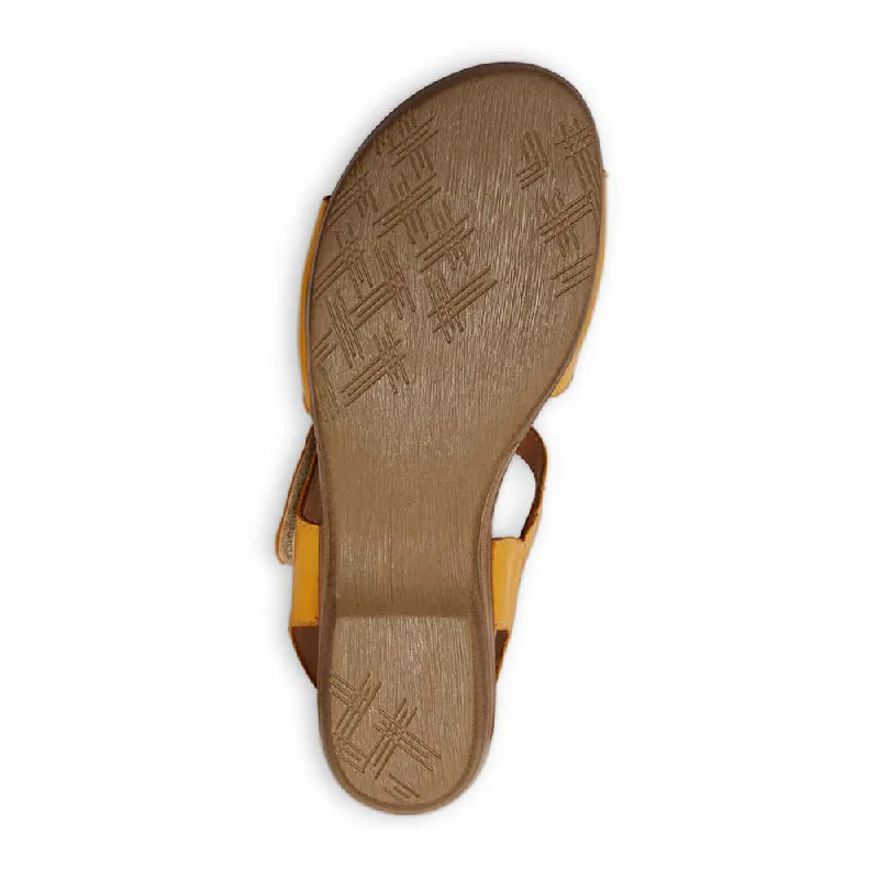 Kenya Sandal in Mustard Leather