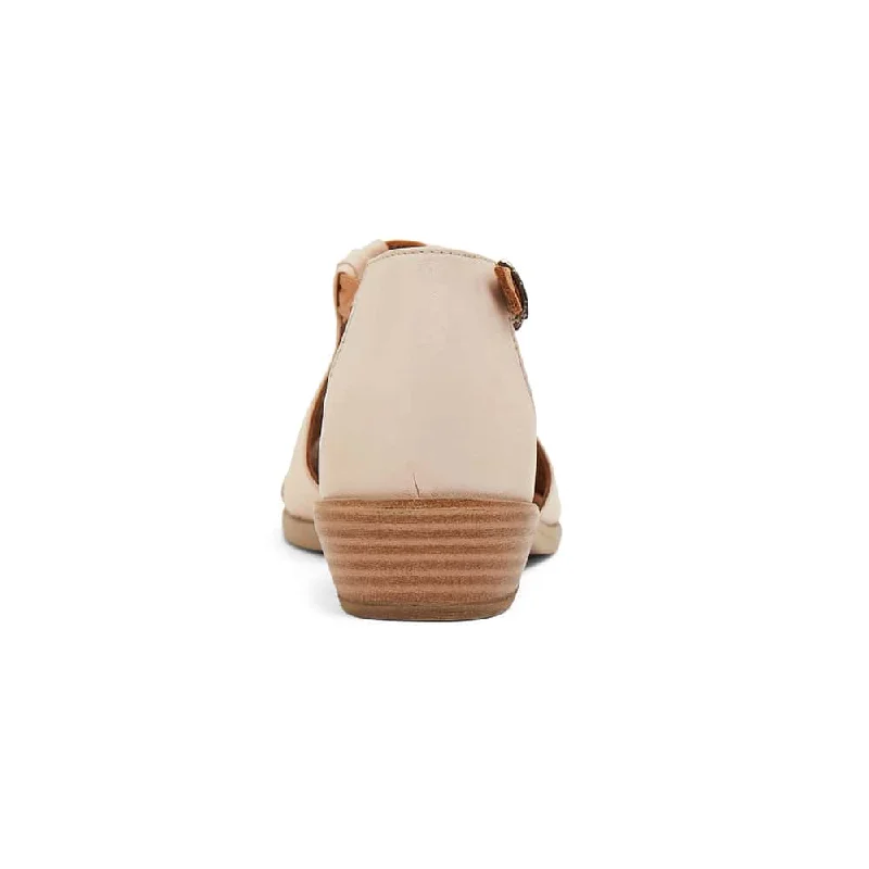 Laguna Sandal in Blush And Cognac Leather