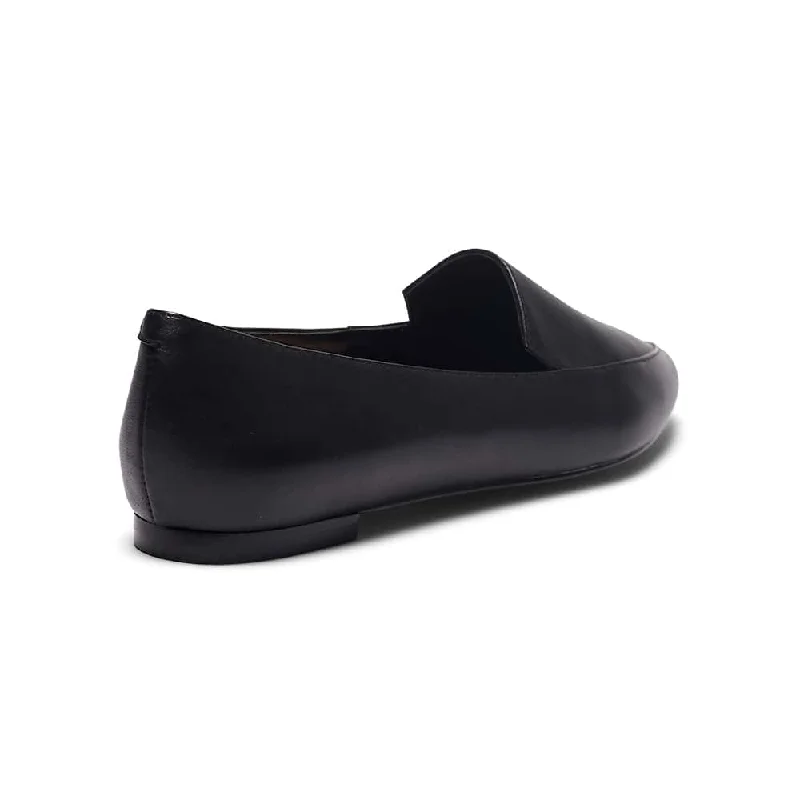 Leoni Loafer in Black Leather