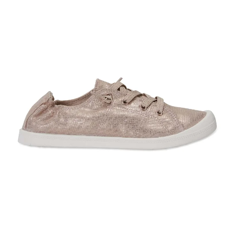 Link Sneaker in Rose Gold Fabric