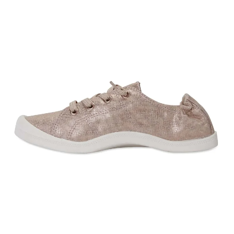 Link Sneaker in Rose Gold Fabric