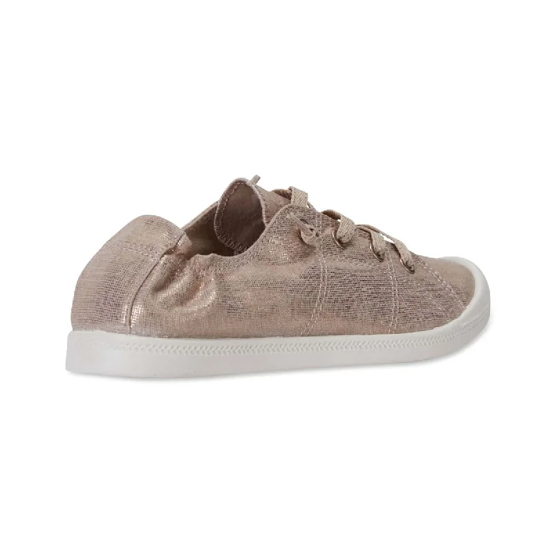 Link Sneaker in Rose Gold Fabric