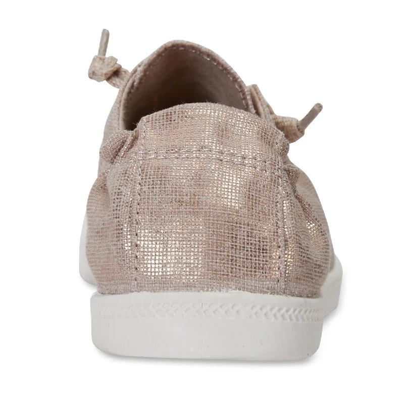 Link Sneaker in Rose Gold Fabric