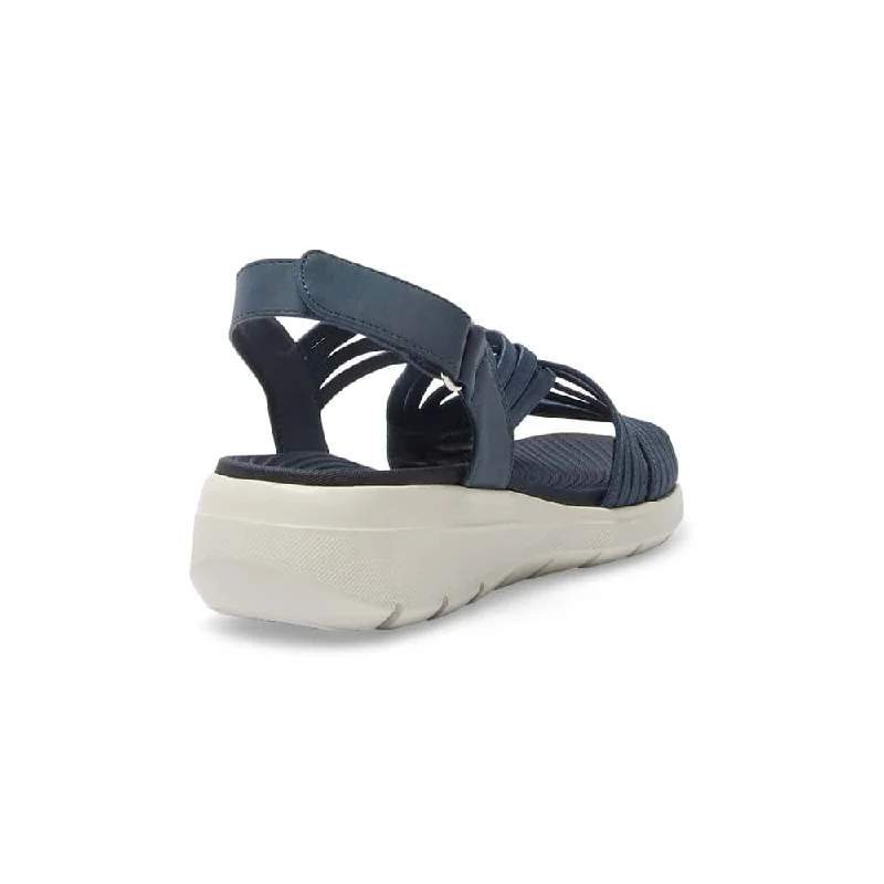 Luna Sandal in Navy