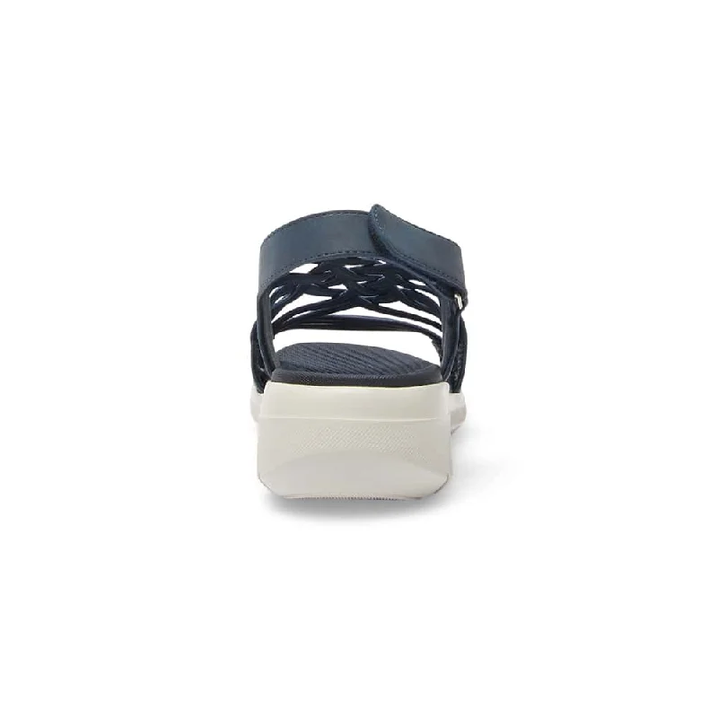 Luna Sandal in Navy