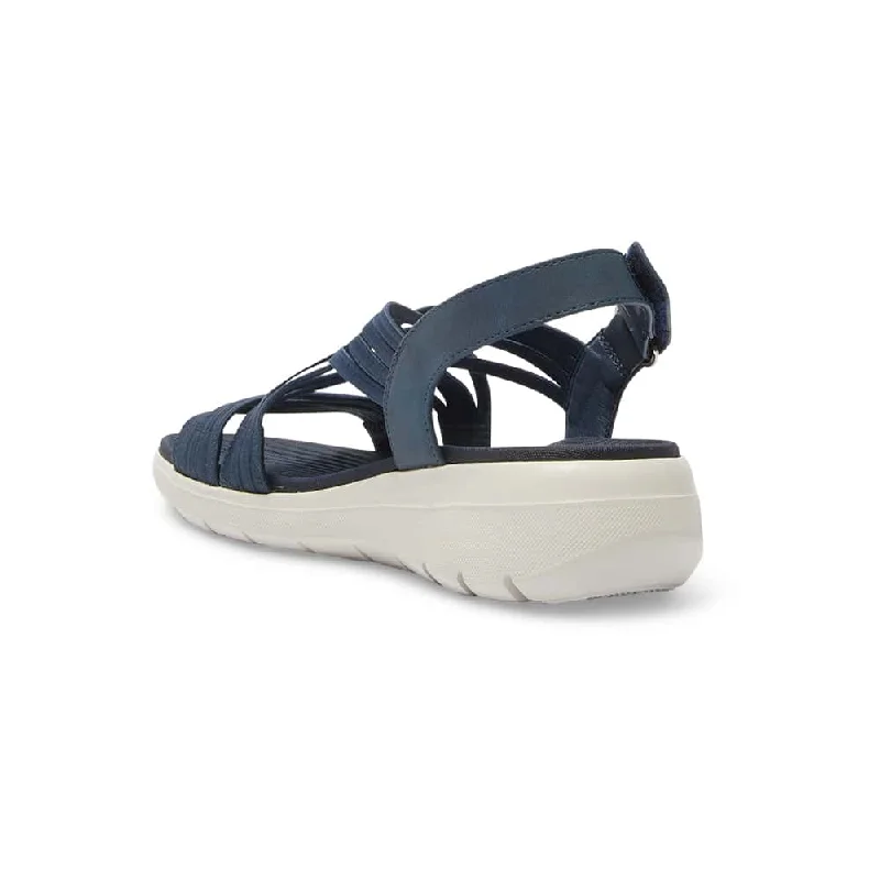 Luna Sandal in Navy