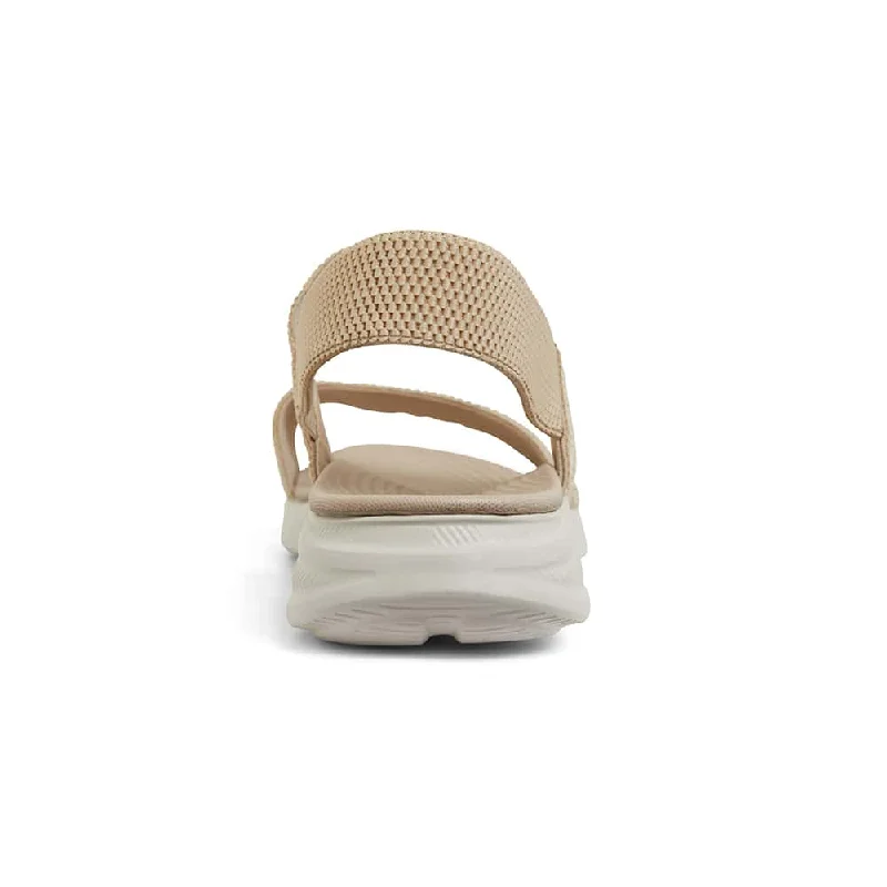 Mack Sandal in Beige Stretch