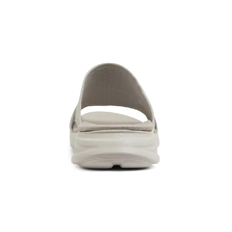 Madon Slide in Light Grey Stretch