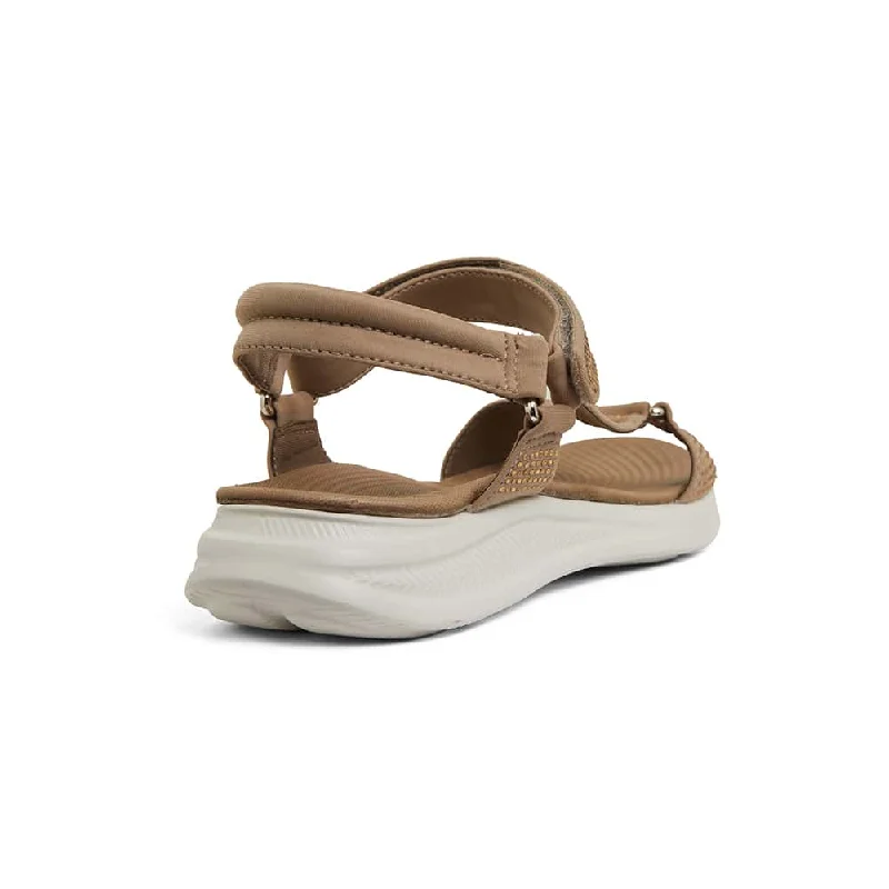 Naples Sandal in Taupe Diamante