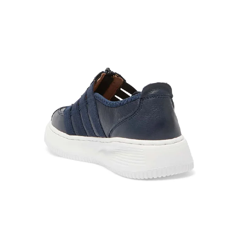 Newport Sneaker in Navy Leather