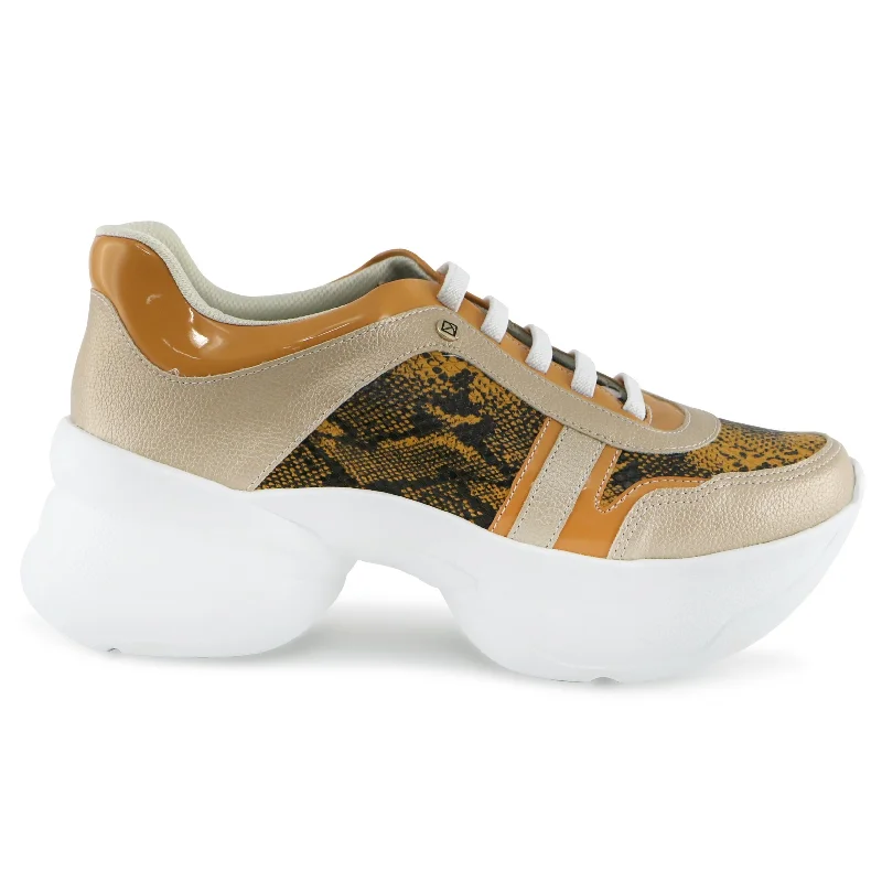 Nude Chunky Sneakers for Women (987.003)