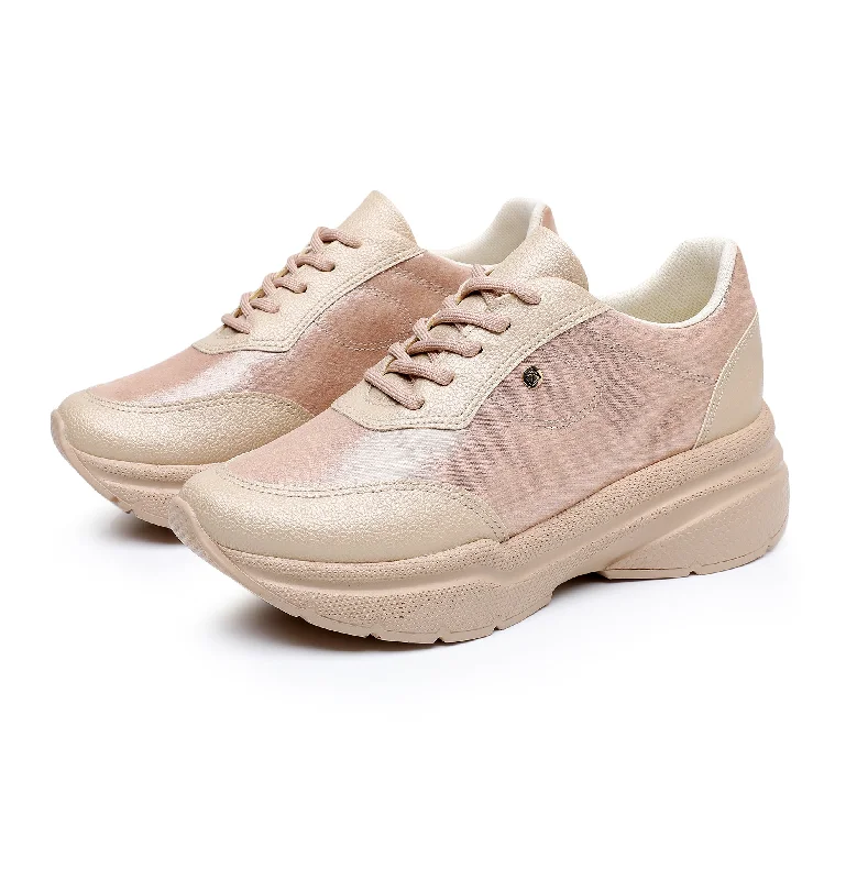 Urban Mod Must-Have: Lace-Up Sneakers - Nude (781.002)