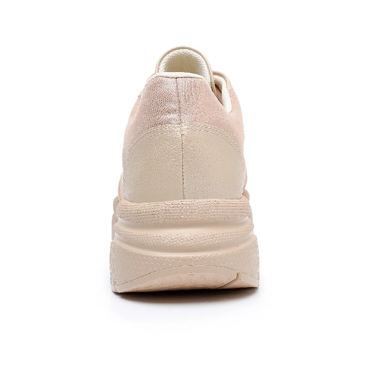 Urban Mod Must-Have: Lace-Up Sneakers - Nude (781.002)