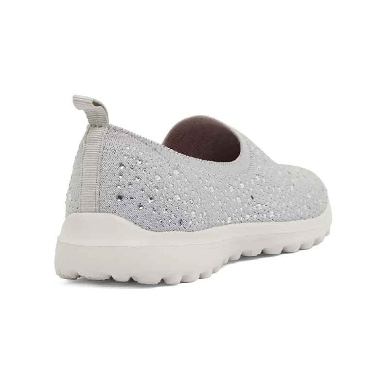 Parlour Sneaker in Light Grey Diamante