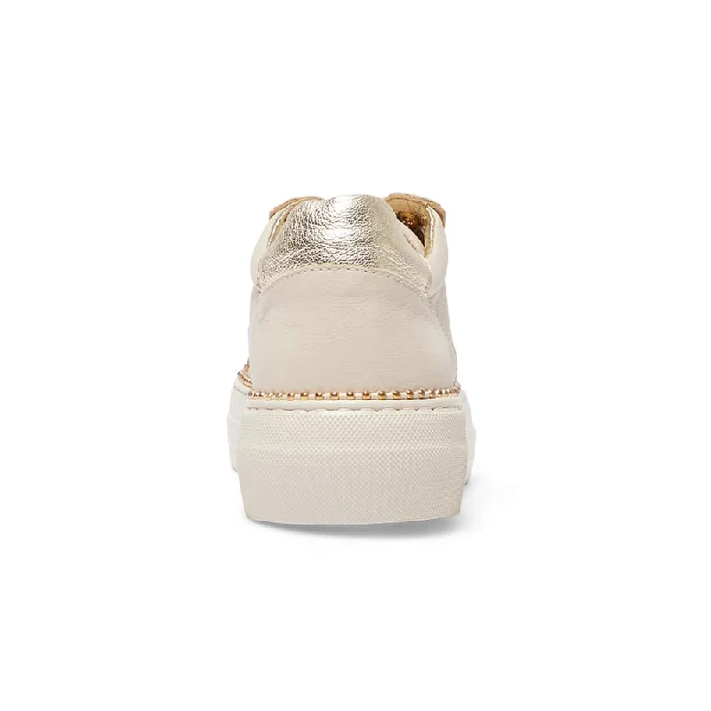 Persia Sneaker in Ivory Nappa Leather