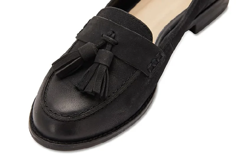 Rapture Loafer in Black Nubuck